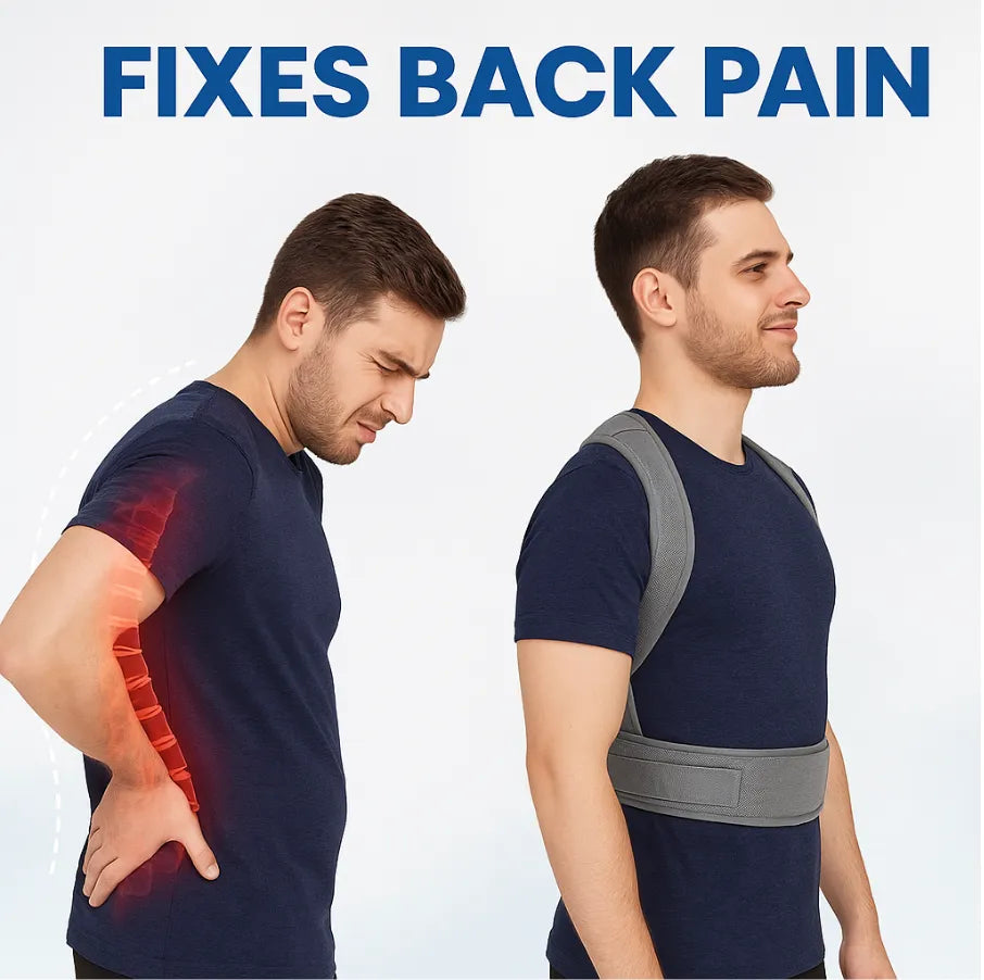 SpineAlign™ – Posture Corrector | Reduce Slouching | Back & Shoulder Support | Breathable Daily Wear | Unisex