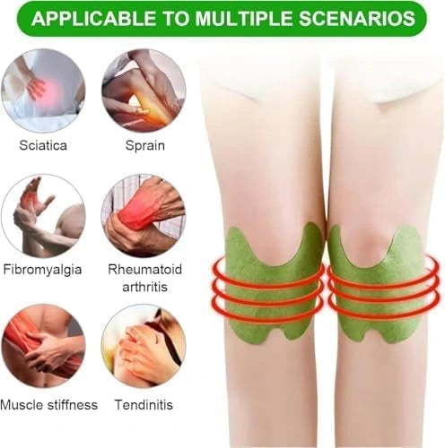 ActiveKnee Patch™ – Herbal Pain Relief | Heat Therapy | Stay Flexible & Active ( Pack of 10)