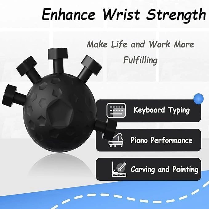 PowerGrip Strength Ball™ – Hand & Finger Trainer | Grip & Forearm Builder | Non-Slip & Portable