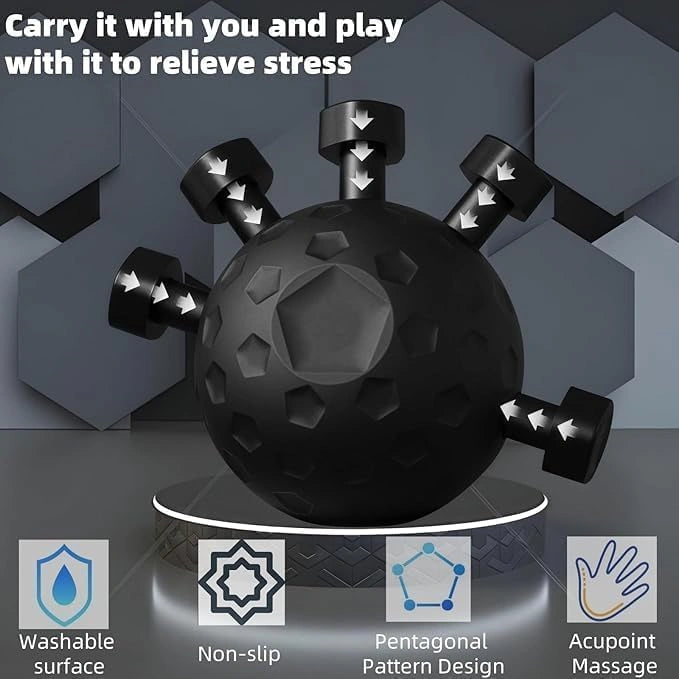 PowerGrip Strength Ball™ – Hand & Finger Trainer | Grip & Forearm Builder | Non-Slip & Portable