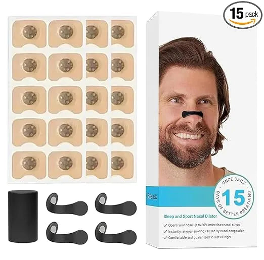 QuietBreath™ - Magnetic Nose Clip | Comfortable Fit | Quiet Sleep