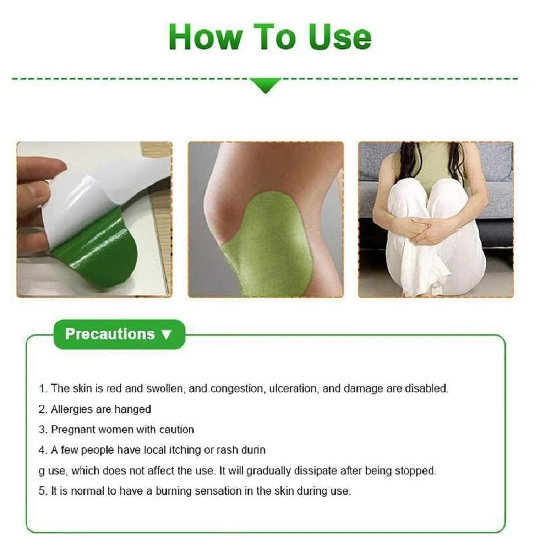 ActiveKnee Patch™ – Herbal Pain Relief | Heat Therapy | Stay Flexible & Active ( Pack of 10)