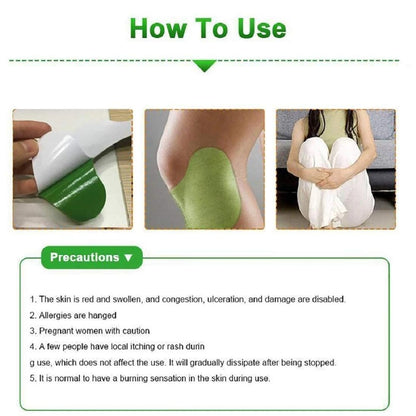 ActiveKnee Patch™ – Herbal Pain Relief | Heat Therapy | Stay Flexible & Active ( Pack of 10)