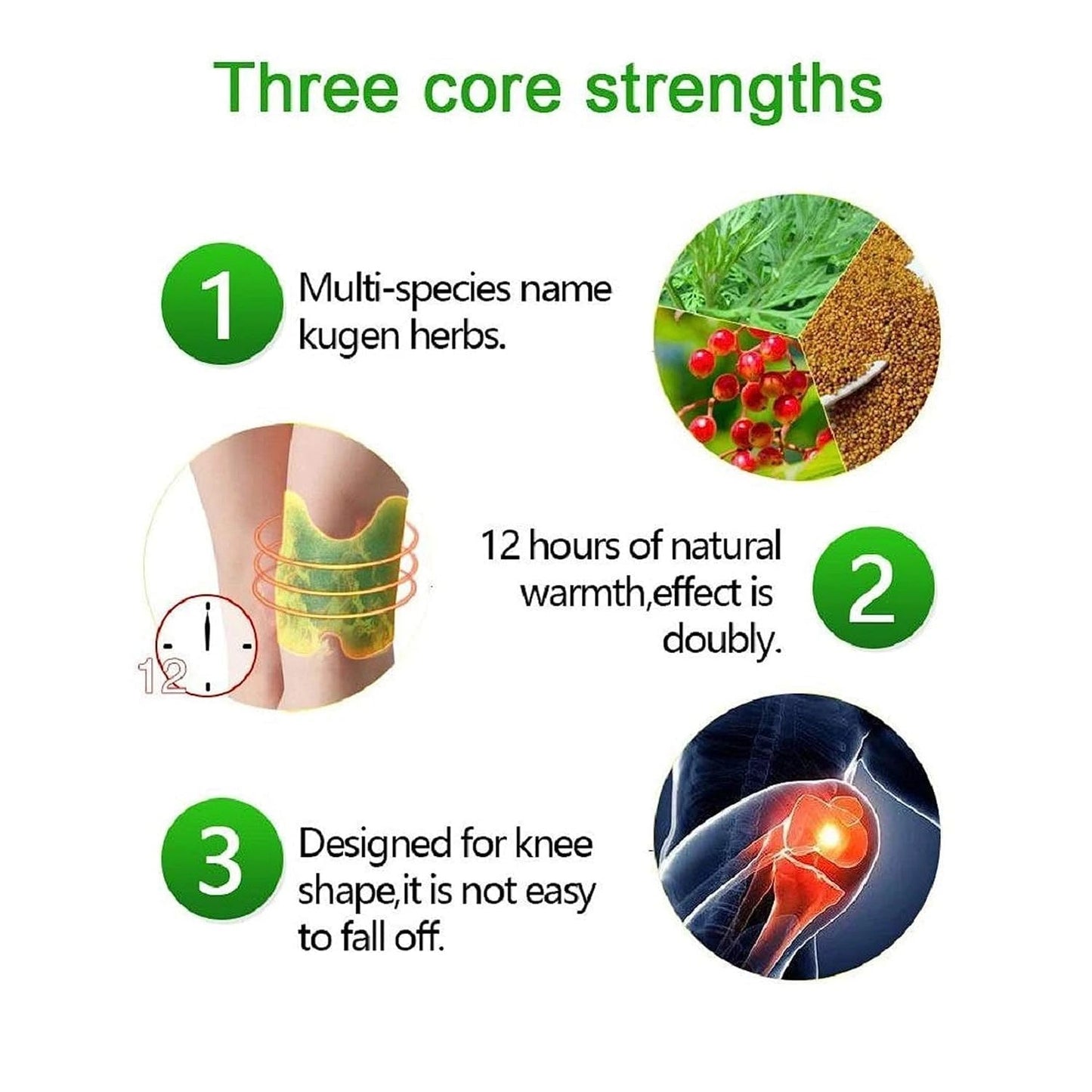 ActiveKnee Patch™ – Herbal Pain Relief | Heat Therapy | Stay Flexible & Active ( Pack of 10)