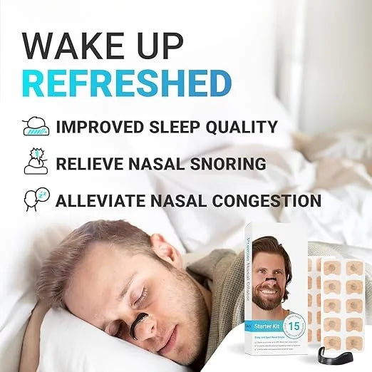 QuietBreath™ - Magnetic Nose Clip | Comfortable Fit | Quiet Sleep