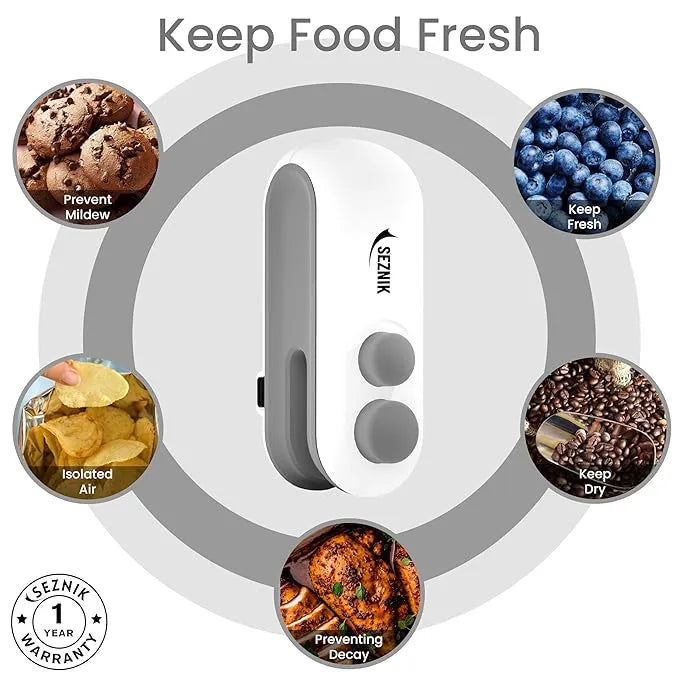 SealPro™ – Mini Sealing Machine | Powerful & Portable | Food Preservation Made Easy